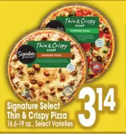 Jewel-Osco Signature Select Thin & Crispy Pizza offer