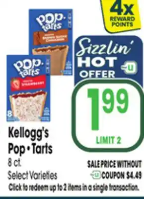 Jewel-Osco Kellogg's Pop•Tarts offer