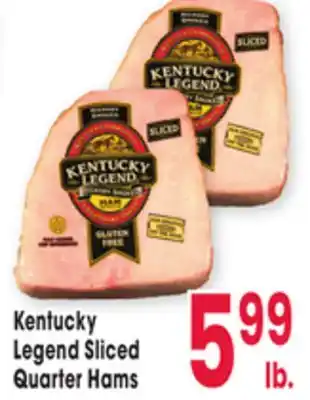 Jewel-Osco Kentucky Legend Sliced Quarter Hams offer