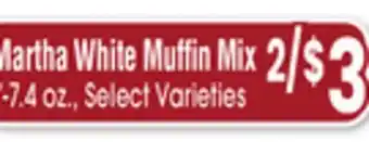 Jewel-Osco Martha White Muffin Mix offer