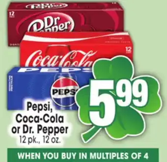 Jewel-Osco Pepsi, Coca-Cola or Dr. Pepper offer