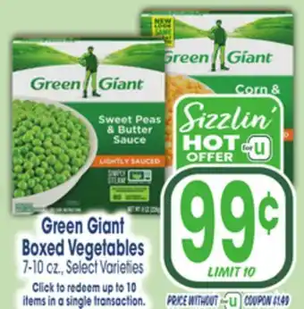 Jewel-Osco Green Giant Boxed Vegetables offer