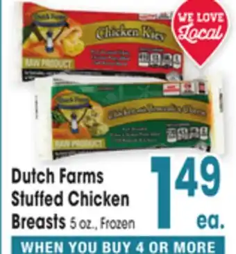 Jewel-Osco Dutch Farms Stuffed Chicken Breasts offer