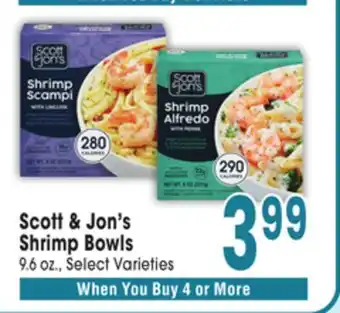 Jewel-Osco Scott & Jon's Shrimp Bowls offer