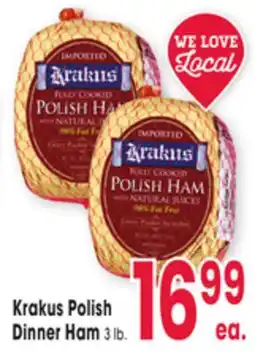 Jewel-Osco Krakus Polish Polish Dinner Ham offer