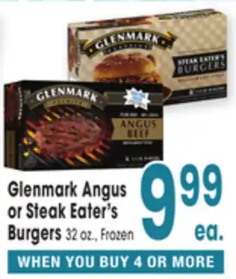 Jewel-Osco Glenmark Angus or Steak Eater's or Steak Eater's Burgers offer