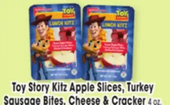 Jewel-Osco Toy Story Kitz Apple Slices, Turkey Sausage Bites, Cheese & Cracker offer