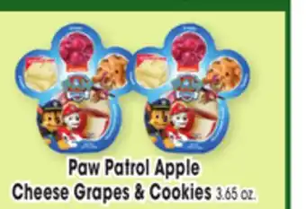 Jewel-Osco Paw Patrol Apple Cheese Grapes & Cookies offer