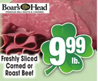 Jewel-Osco Freshly Sliced Corned or Roast Beef offer