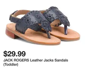 Marshalls JACK ROGERS Leather Jacks Sandals (Toddler) offer