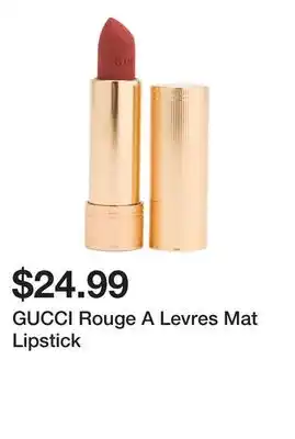 Marshalls GUCCI Rouge A Levres Mat Lipstick offer