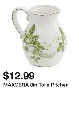 Marshalls MAXCERA 8in Toile Pitcher offer