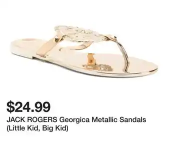 Marshalls JACK ROGERS Georgica Metallic Sandals (Little Kid, Big Kid) offer