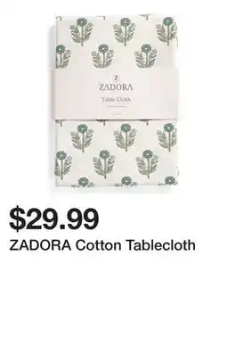 Marshalls ZADORA Cotton Tablecloth offer