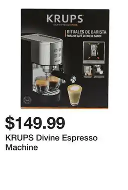 Marshalls KRUPS Divine Espresso Machine offer