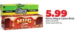 Hy-Vee Starry, Mug or Lipton Brisk offer