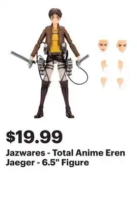 Best Buy Jazwares - Total Anime Eren Jaeger - 6.5 Figure offer