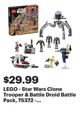 Best Buy LEGO - Star Wars Clone Trooper & Battle Droid Battle Pack, 75372 - Multi offer