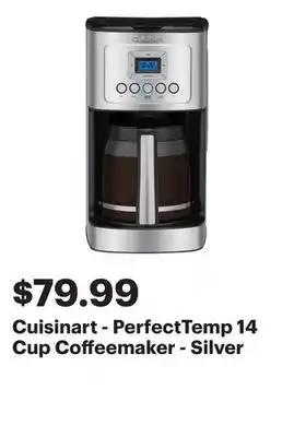 Best Buy Cuisinart - PerfectTemp 14 Cup Coffeemaker - Silver offer