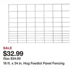 Tractor Supply Company 16 ft. x 34 in. Hog Feedlot Panel Fencing offer