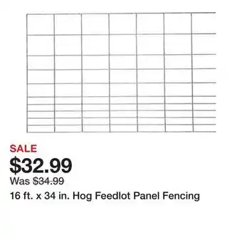 Tractor Supply Company 16 ft. x 34 in. Hog Feedlot Panel Fencing offer