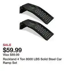 Tractor Supply Company Rockland 4 Ton 8000 LBS Solid Steel Car Ramp Set offer