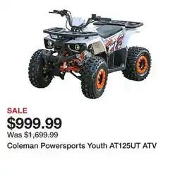 Tractor Supply Company Coleman Powersports Youth AT125UT ATV offer