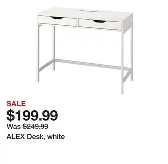 Ikea ALEX Desk, white offer