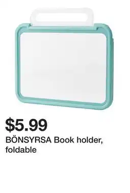 Ikea BÖNSYRSA Book holder, foldable offer