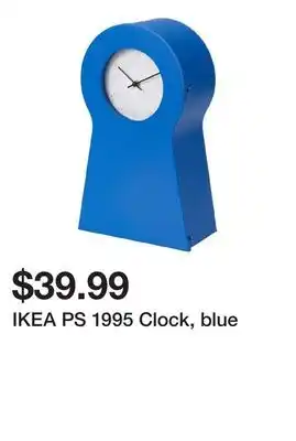 Ikea IKEA PS 1995 Clock, blue offer