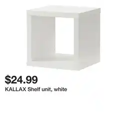 Ikea KALLAX Shelf unit, white offer