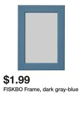 Ikea FISKBO Frame, dark gray-blue offer