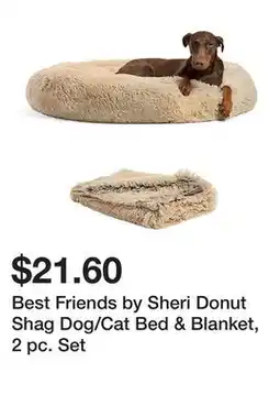 Tractor Supply Company Best Friends by Sheri Donut Shag Dog/Cat Bed & Blanket, 2 pc. Set offer