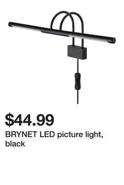 Ikea BRYNET LED picture light, black offer