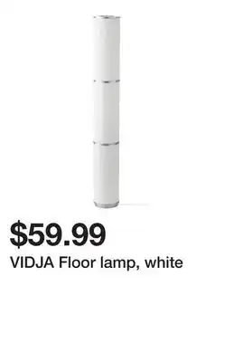 Ikea VIDJA Floor lamp, white offer