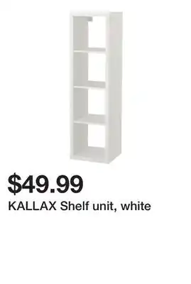 Ikea KALLAX Shelf unit, white offer