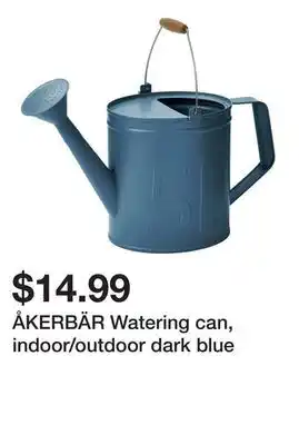 Ikea ÅKERBÄR Watering can, indoor/outdoor dark blue offer