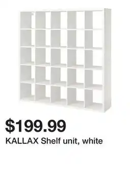 Ikea KALLAX Shelf unit, white offer