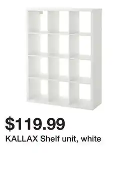 Ikea KALLAX Shelf unit, white offer