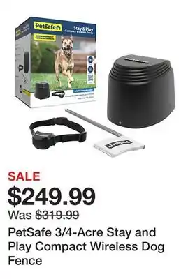 Tractor Supply Company PetSafe 3/4-Acre Stay and Play Compact Wireless Dog Fence offer