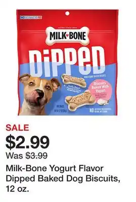 Tractor Supply Company Milk-Bone Yogurt Flavor Dipped Baked Dog Biscuits, 12 oz offer