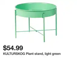 Ikea KULTURSKOG Plant stand, light green offer