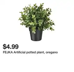 Ikea FEJKA Artificial potted plant, oregano offer