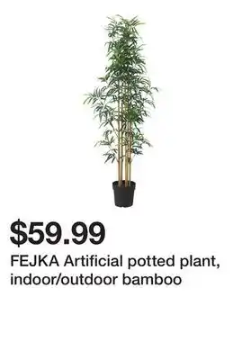 Ikea FEJKA Artificial potted plant, indoor/outdoor bamboo offer