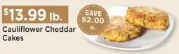 Heinen's Cauliflower Cheddar Cakes offer