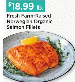 Heinen's Fresh Farm-Raised Norwegian Organic Salmon Fillets offer