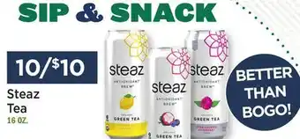 Heinen's Steaz Tea offer