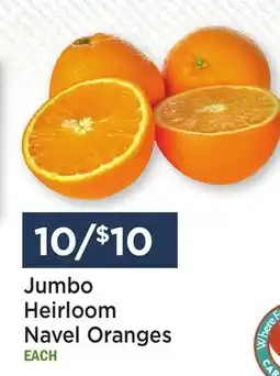 Heinen's Jumbo Heirloom Navel Oranges offer