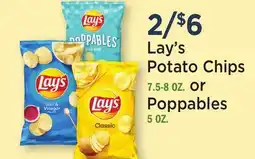 Heinen's Lay's Potato Chips 7.5-8 OZ. or Poppables 5 OZ offer