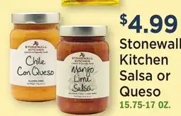 Heinen's Stonewall Kitchen Salsa or Queso offer